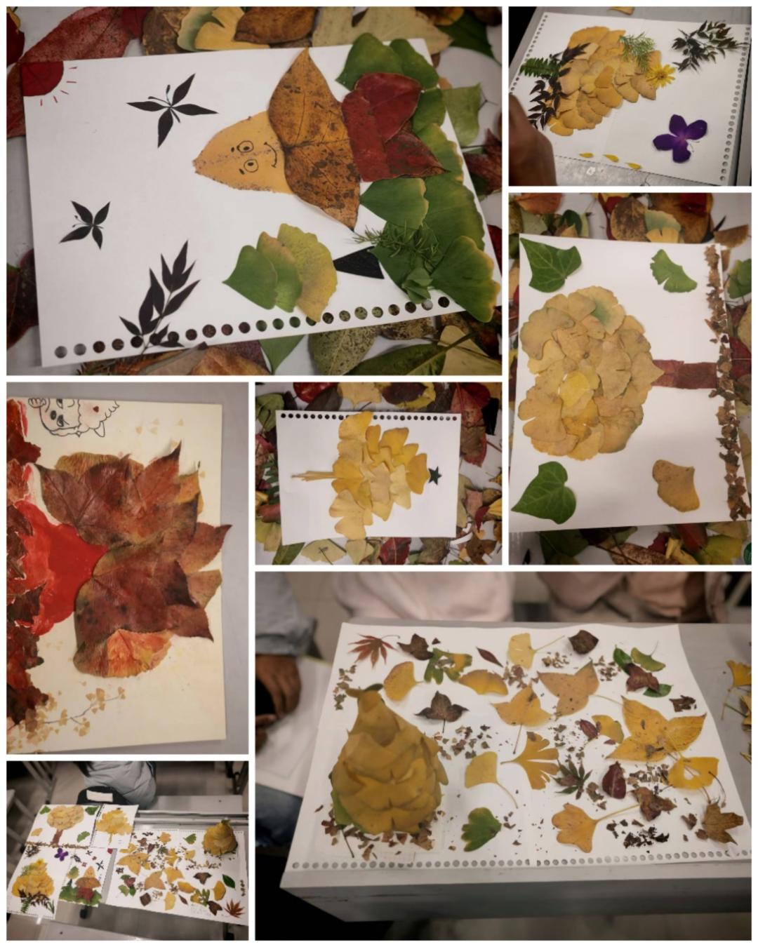 一站式学生社区 | 不负秋日,一起比个“叶” !智慧社区开展落叶贴画DIY创意活动 第 2 张 一站式学生社区 | 不负秋日,一起比个“叶” !智慧社区开展落叶贴画DIY创意活动 第 2 张